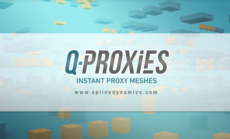 Q-Proxies – Optimize Complex Scenes in 3ds Max(Q-Proxies v1.20)