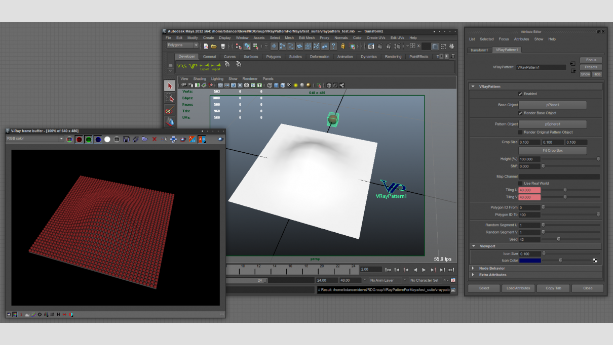 VRAYPATTERN FOR MAYA(VrayPatern v1.086 Win cracked version)