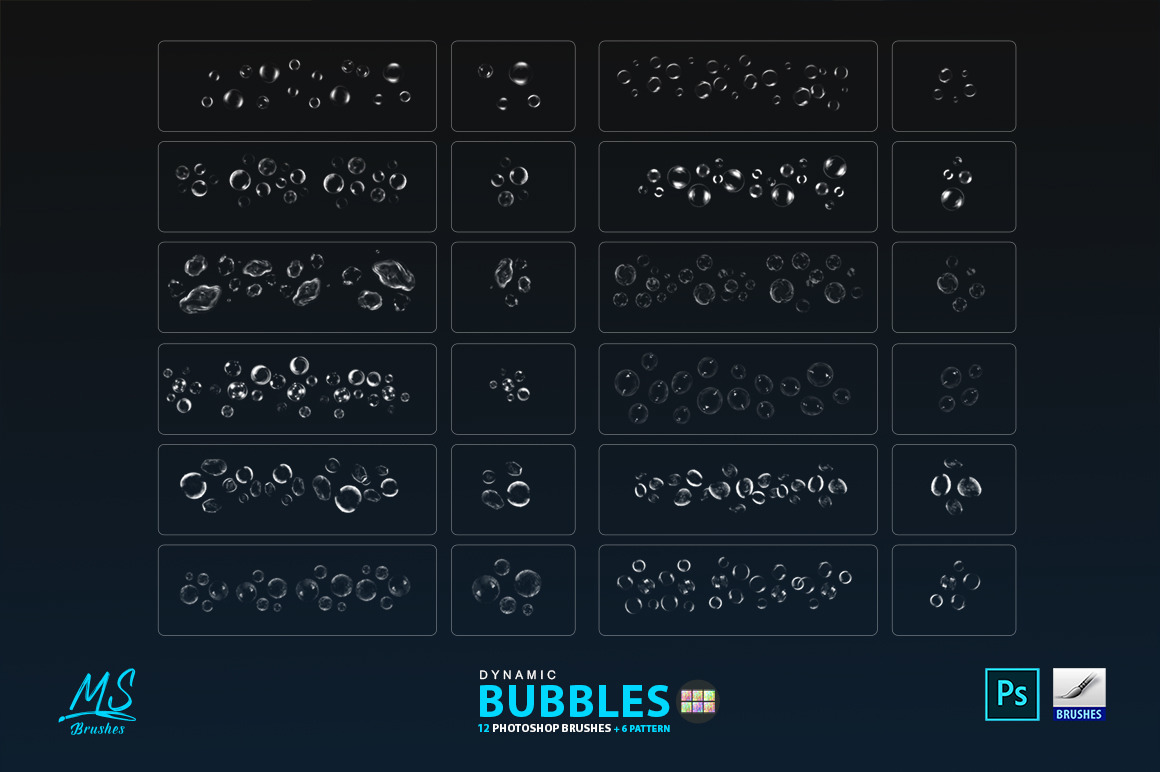 Bubbles Photoshop Brushes-3
