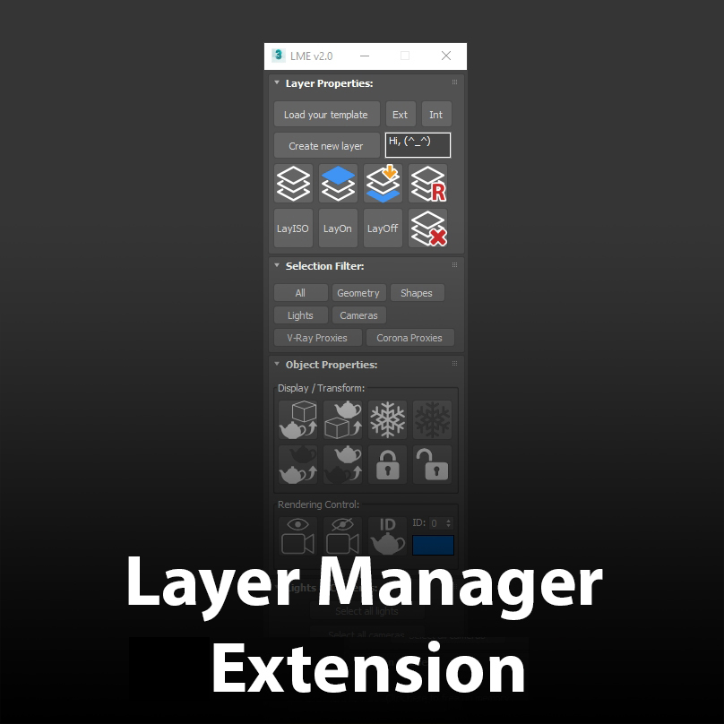 Archviztools Layer Manager V2.0-1