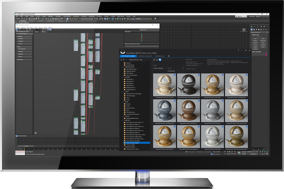 SIGERSHADERS XS Material Presets Studio V7.2.5 + V6.6.0